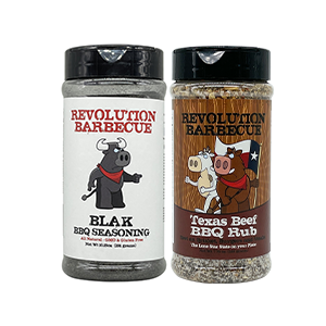 Revolution Barbecue Texas Beef and Blak Seasoning Combo